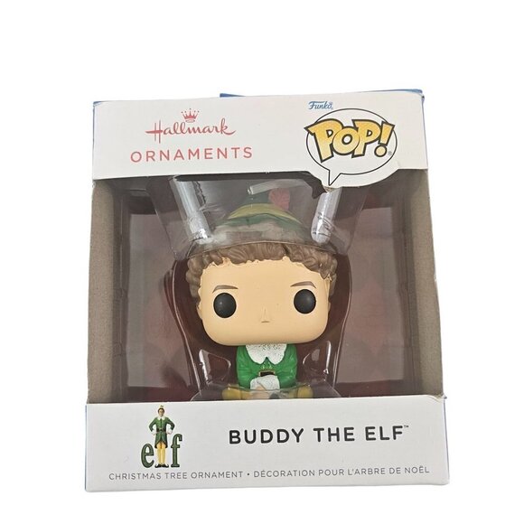 Hallmark Funko POP! BUDDY THE ELF Movie Christmas Tree Holiday Décor Ornament - Picture 6 of 14